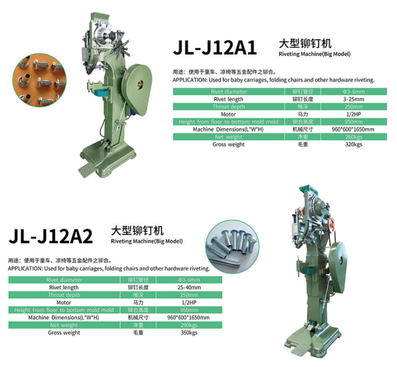 Talk about the selection of riveting machine