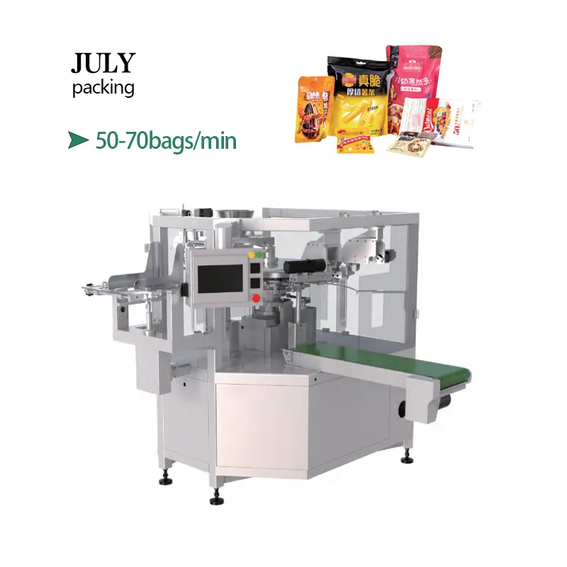 premade bag wrapping machine
