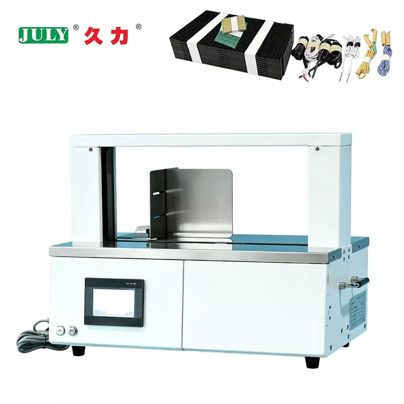 Efficient OPP Banding Machine | Semi-Automatic Electric Strapping Solution For Small Goods Bundling