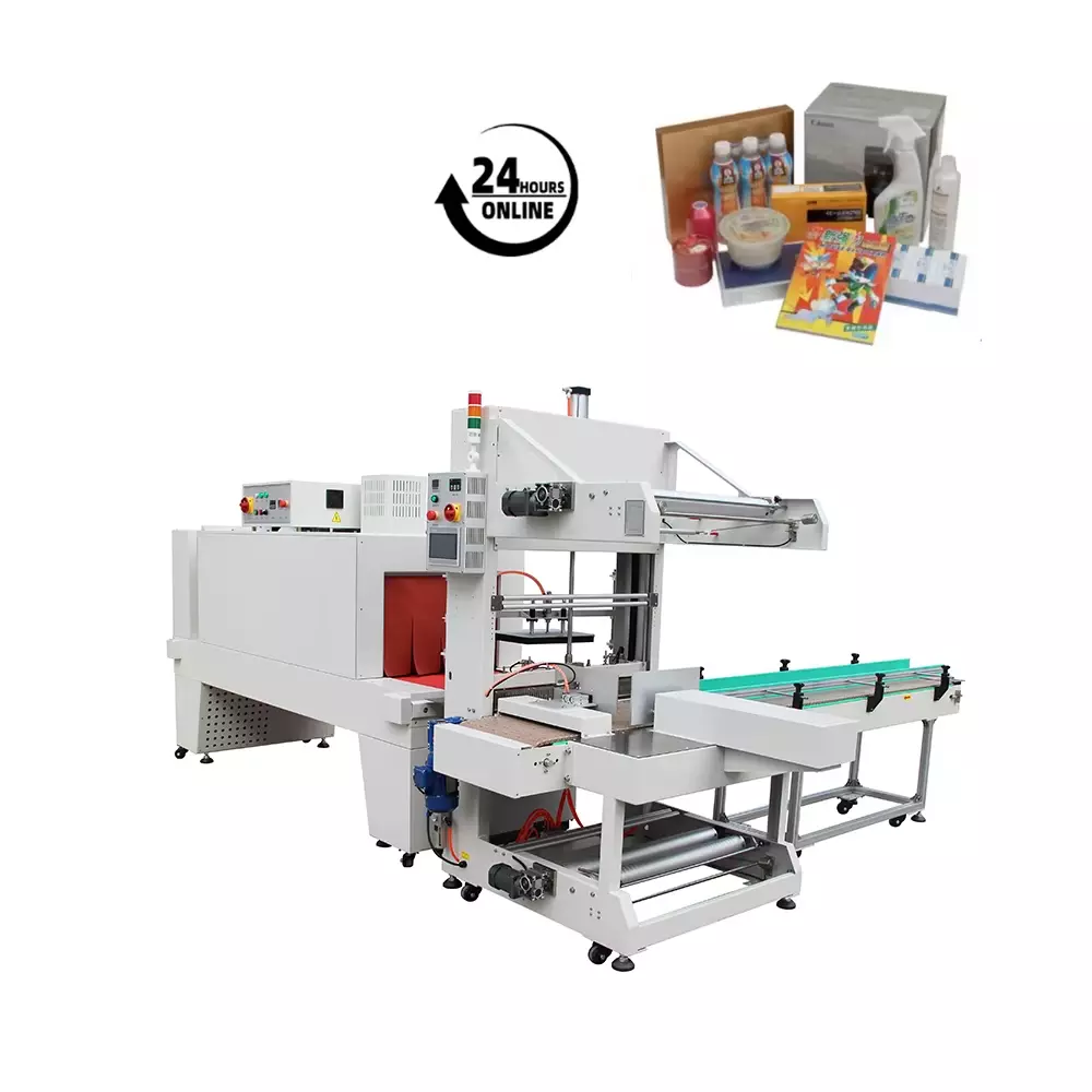 Automatic Heat Shrink Wrapping Machine | Full Auto Film Sealing & Shrink Tunnel