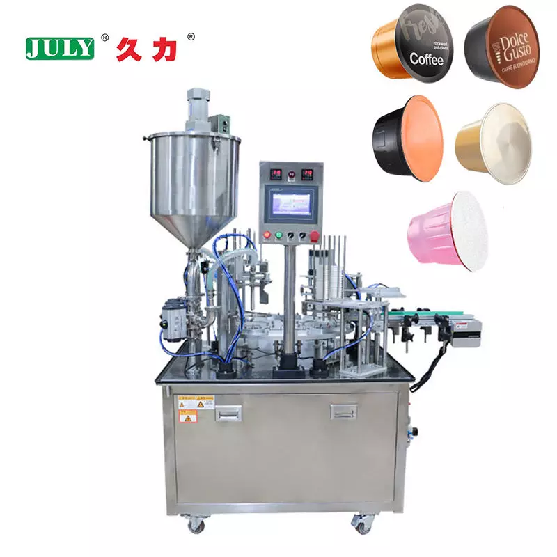 Precision in Every Cup: The JULYR Automatic Rotary Coffee Capsule Filling & Sealing Machine