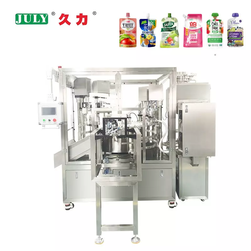 Spout Pouch Filling Machine for Liquid Packaging