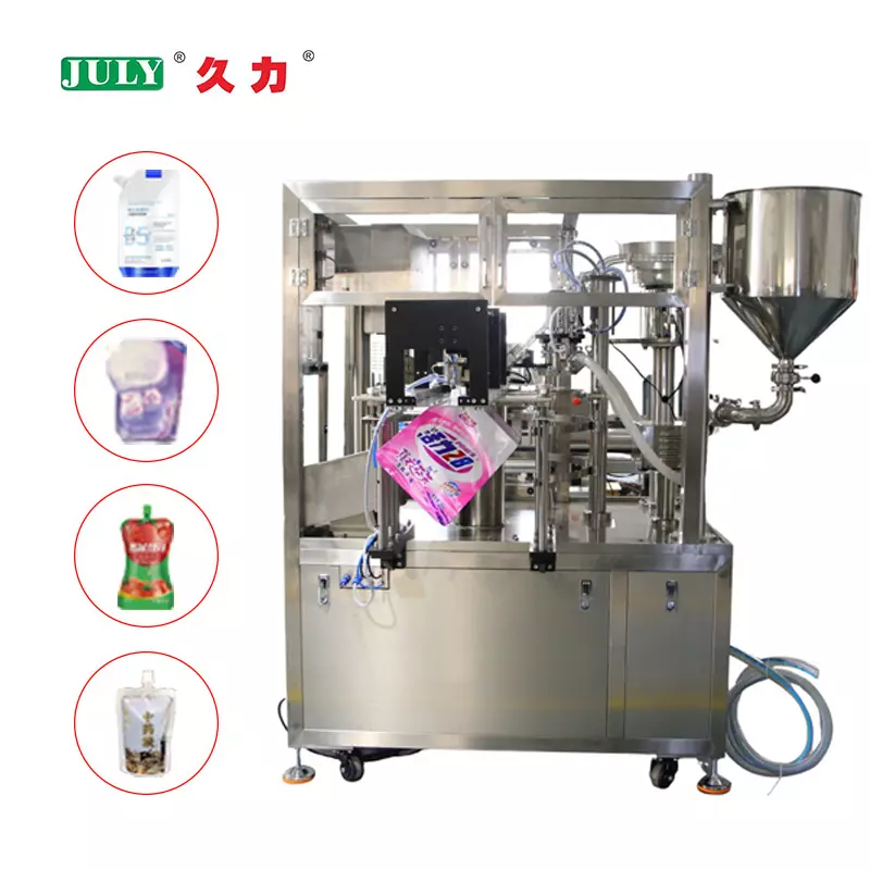 Automatic Spout Pouch Filling Machine