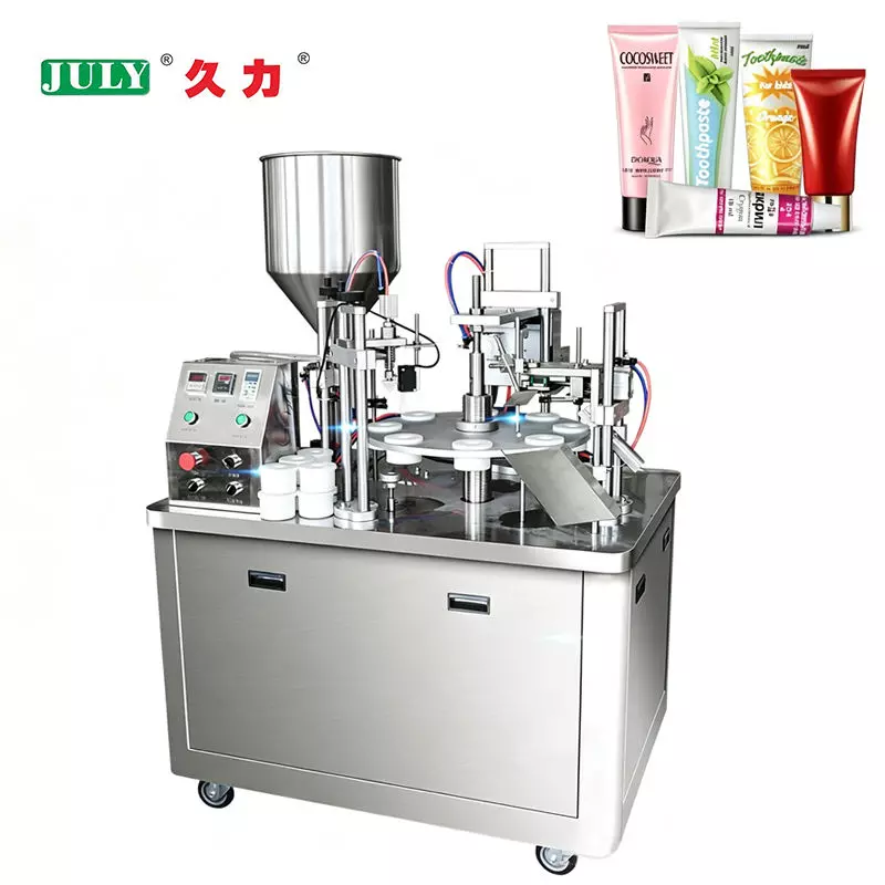Automatic Ultrasonic Soft Tube Filling and Sealing Machine Cosmetics Gel Plastic Tube Sealing Machine